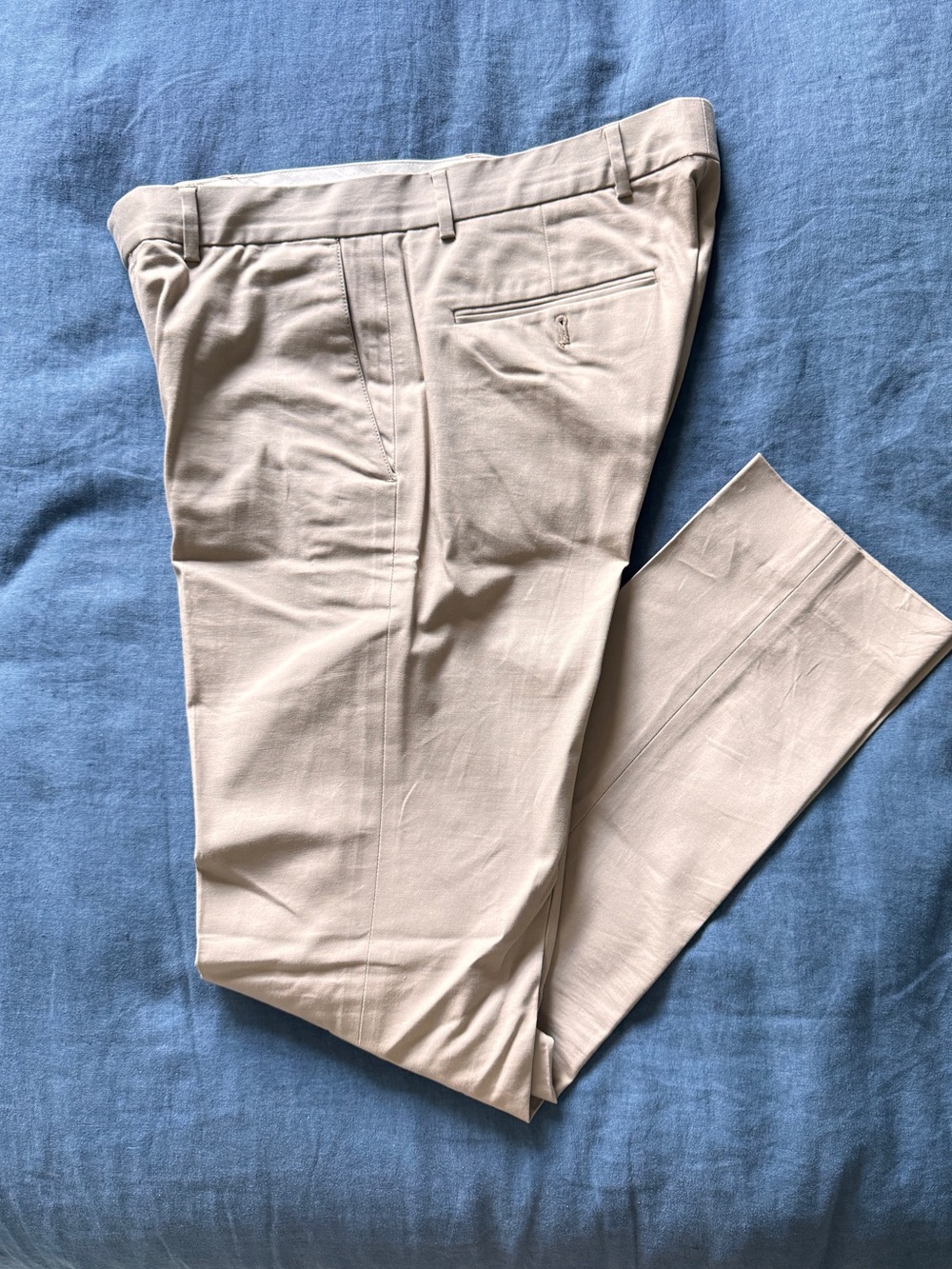 Club Monaco Slim Dress Pants in Light Tan (32)